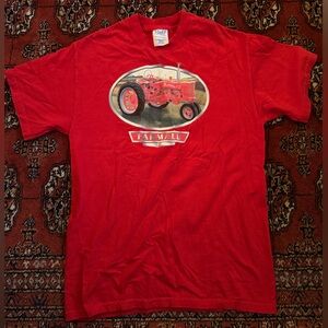 Gildan Red Farmall Graphic Tee